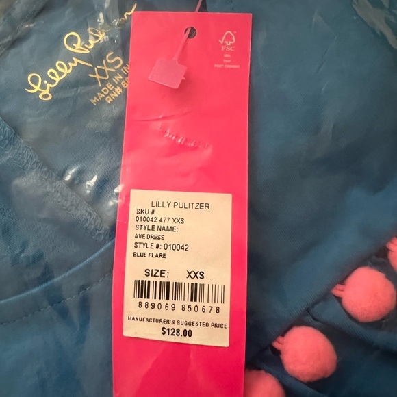 NWT! Lilly Pulitzer Ave Dress, XXS - Picture 4 of 10